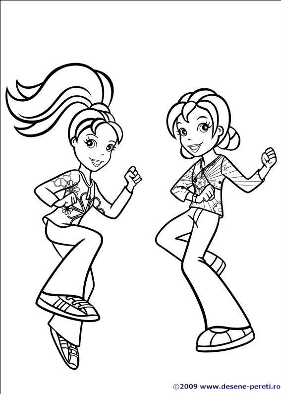 polly pocket desene colorat